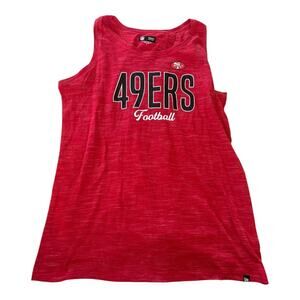 Women's Francisco 49ers NFL Team Apparel Back-Knot Tank Top Medium NWT